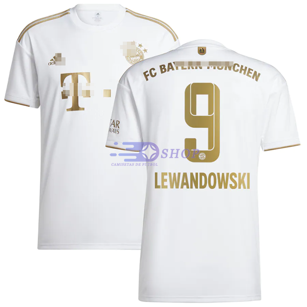 Camiseta Lewandowski 9 Bayern Múnich 2ª Equipación 2022/2023