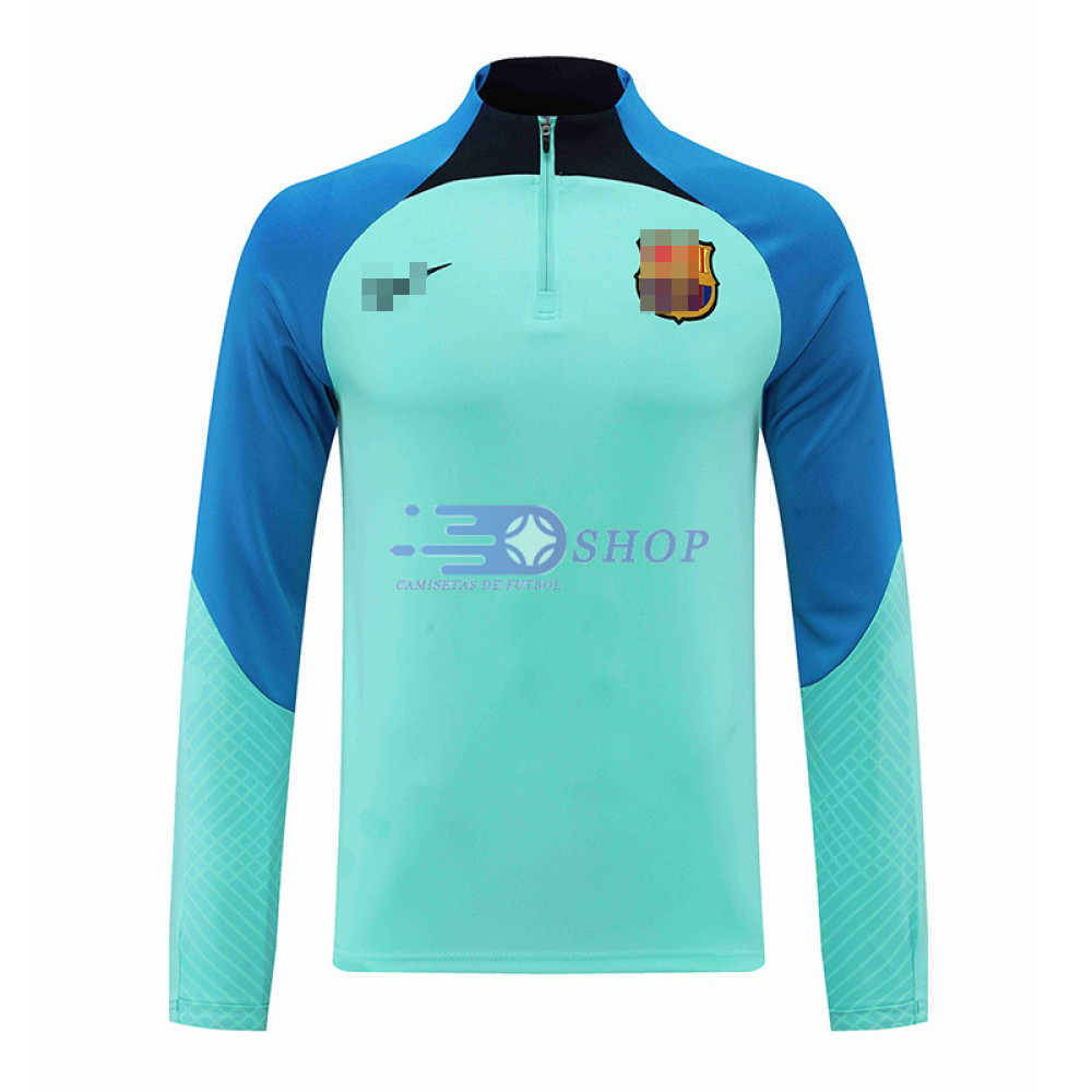 Sudadera De Entrenamiento Barcelona 2022/2023 Verde/Azul