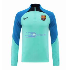 Sudadera De Entrenamiento Barcelona 2022/2023 Verde/Azul