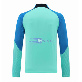 Sudadera De Entrenamiento Barcelona 2022/2023 Verde/Azul