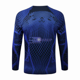 Sudadera De Entrenamiento PSG 2022/2023 Azul Marino/Azul