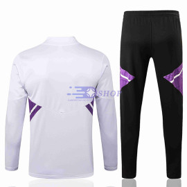 Sudadera De Entrenamiento Real Madrid 2022/2023 Niño Kit Blanco/Púrpura