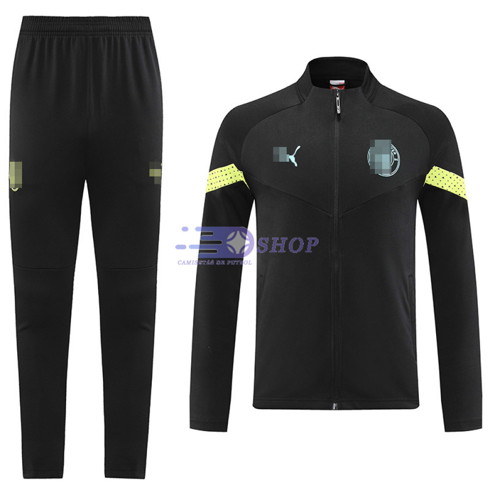 Chandal Manchester City 2022/2023 Negro/Amarillo