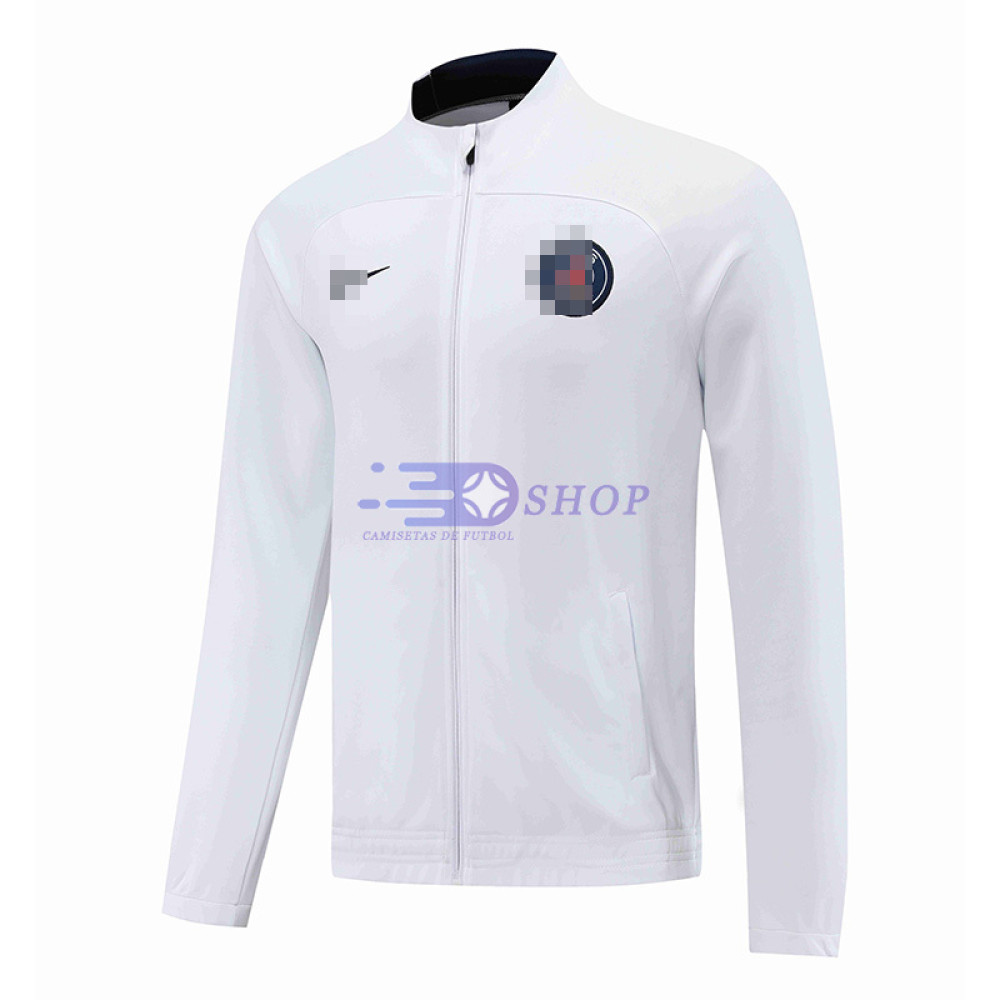 Chaqueta PSG 2022/2023 Cuello Alto Blanco