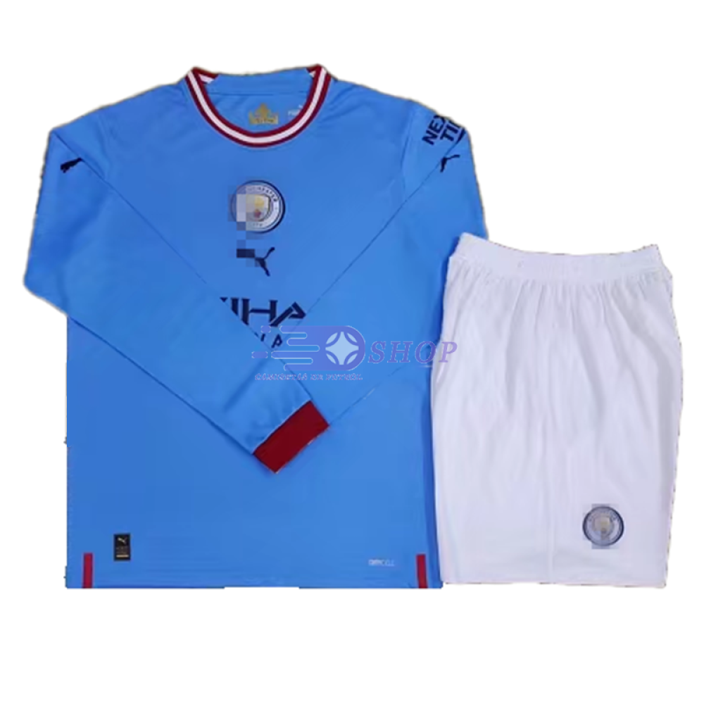 Camiseta Manchester City 1ª Equipación 2022/2023 Kit ML