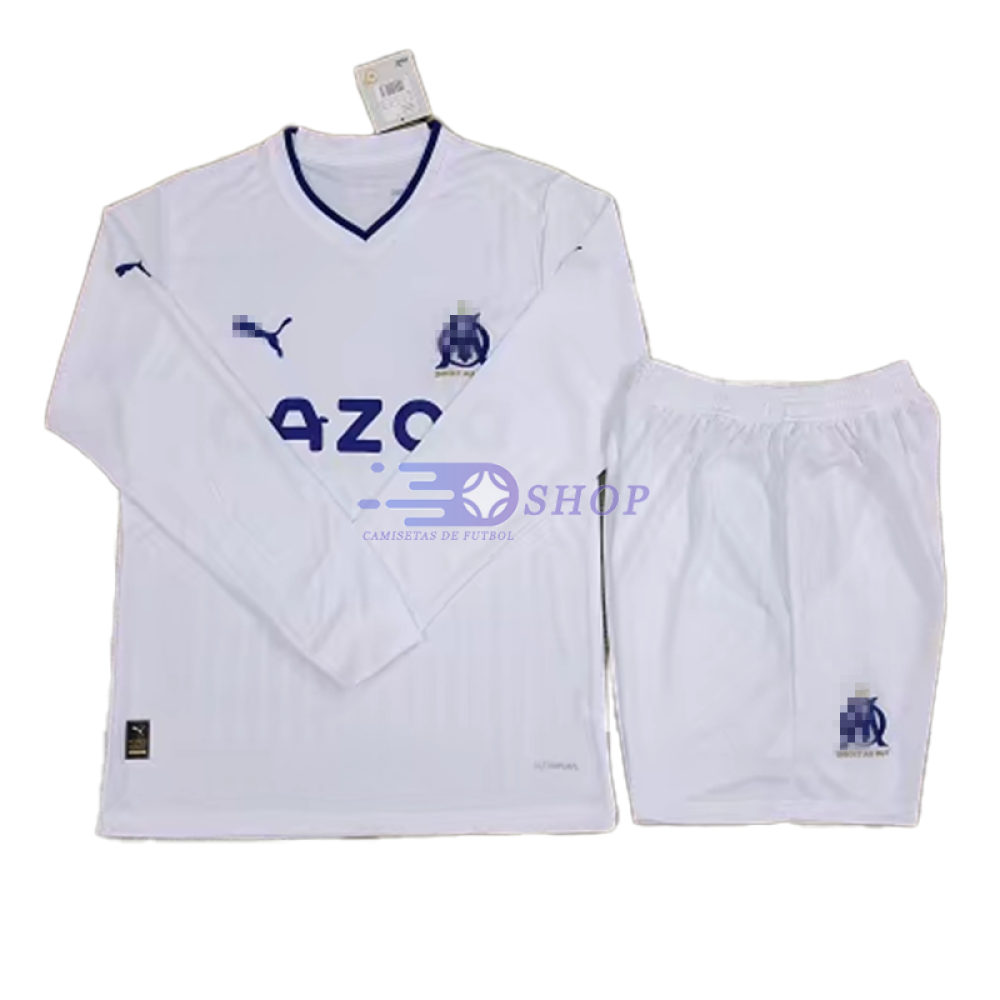 Camiseta Olympique Marsella 1ª Equipación 2022/2023 Kit ML