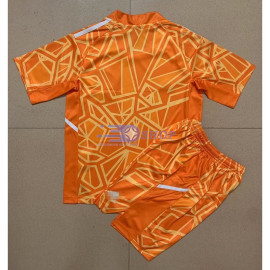 Camiseta De Portero México 2022 Niño Kit Naranja