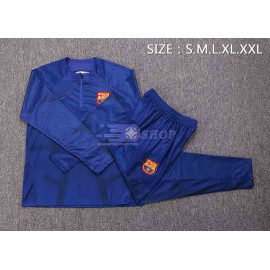 Sudadera De Entrenamiento Barcelona 2022/2023 Azul con Estampado