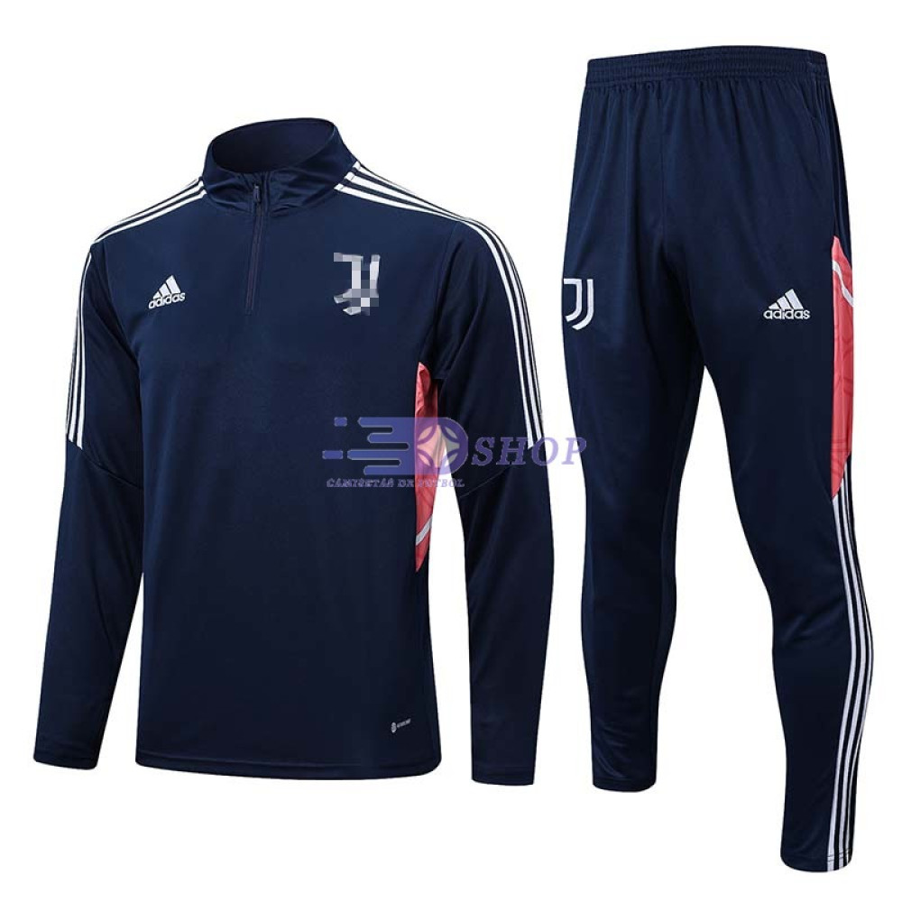 Sudadera De Entrenamiento Juvnetus 2022/2023 Kit Azul Real y Rosa