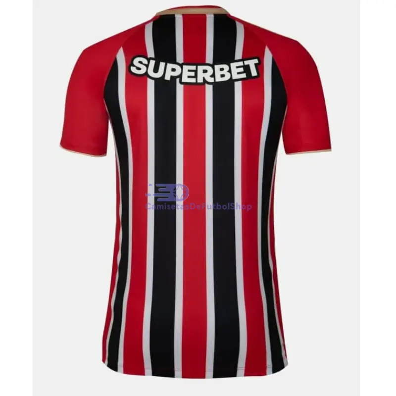 Camiseta São Paulo 2025/2026 2ª Equipación Negro/Rojo
