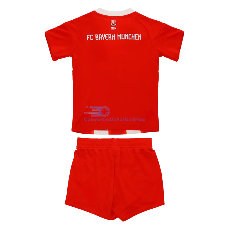 Camiseta Bayern Múnich 2025/2026 1ª Equipación Rojo Niño Kit