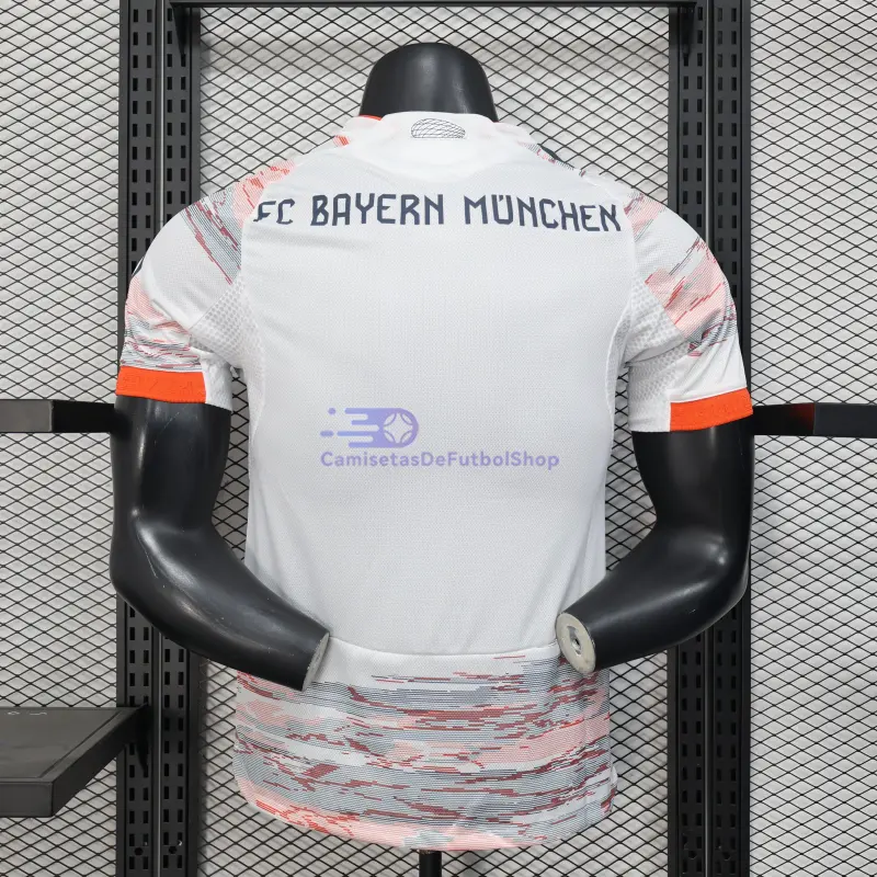 Camiseta Bayern Múnich 2025/2026 2ª Equipación Blanco (EDICIÓN JUGADOR)
