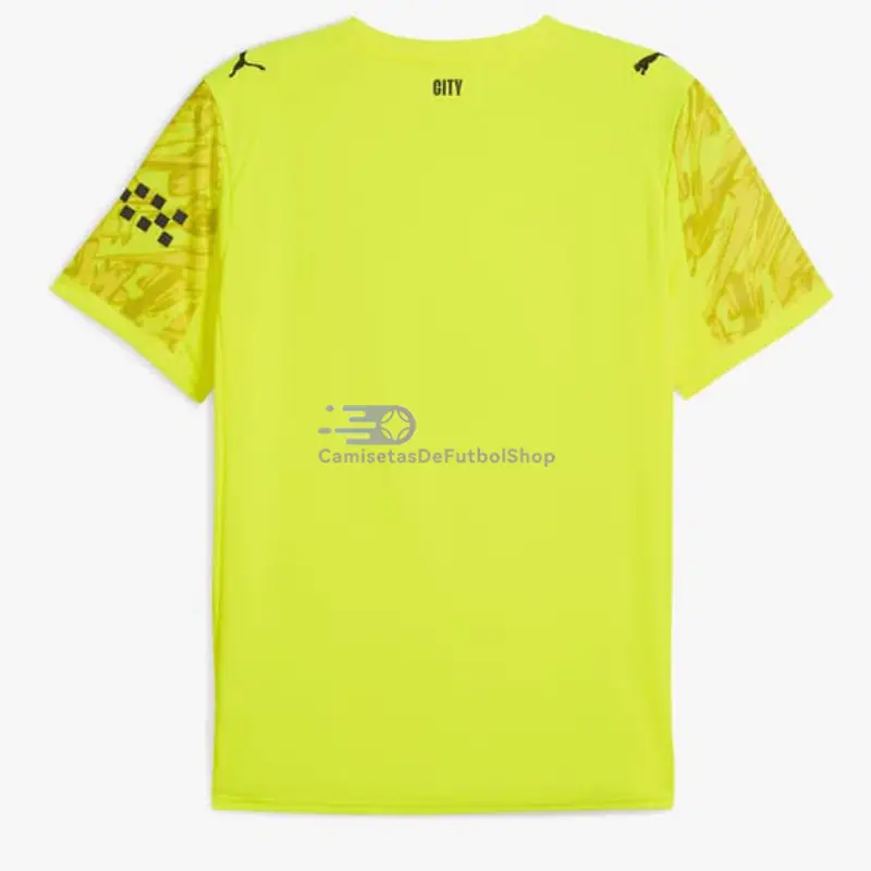 Camiseta de Portero Manchester City 2025/2026 Amarillo Brillante