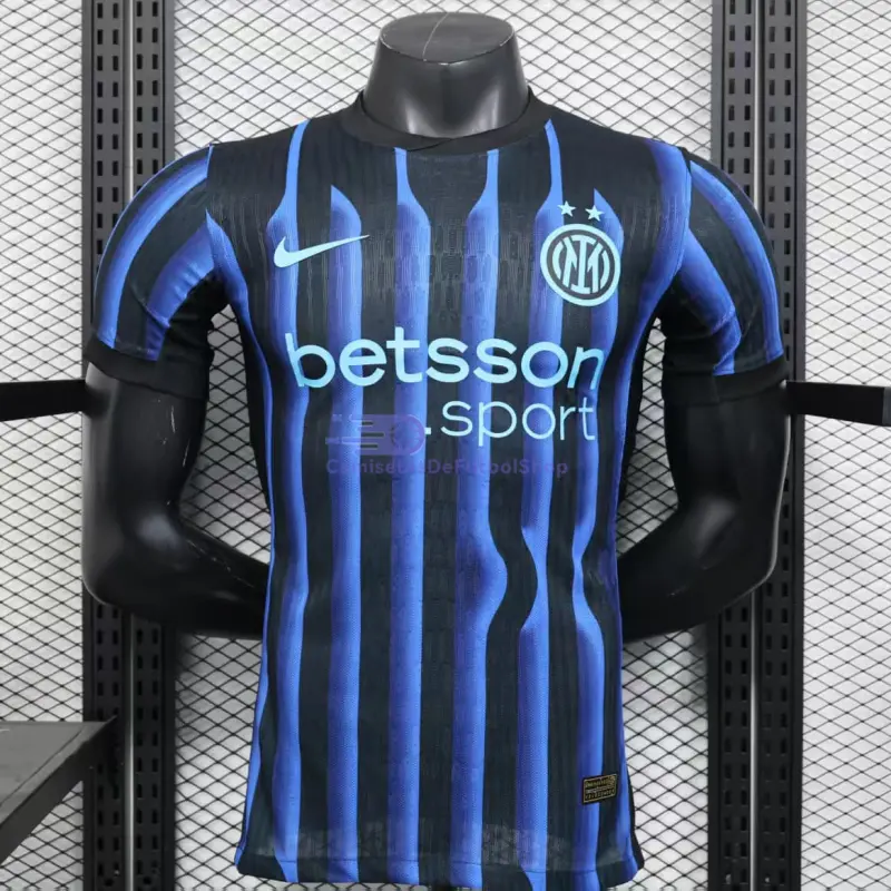 Camiseta Inter de Milan 2025/2026 1ª Equipación  Azul/Negro (EDICIÓN JUGADOR)