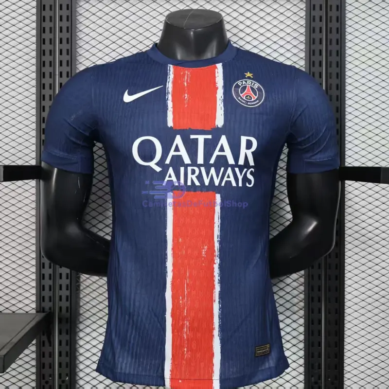 Camiseta PSG 2024/2025 1ª Equipación campeón de la UCL Azul (EDICIÓN JUGADOR)