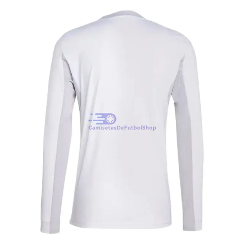 Camiseta Real Madrid 2025/2026 1ª Equipación ML Blanco con Parche HP