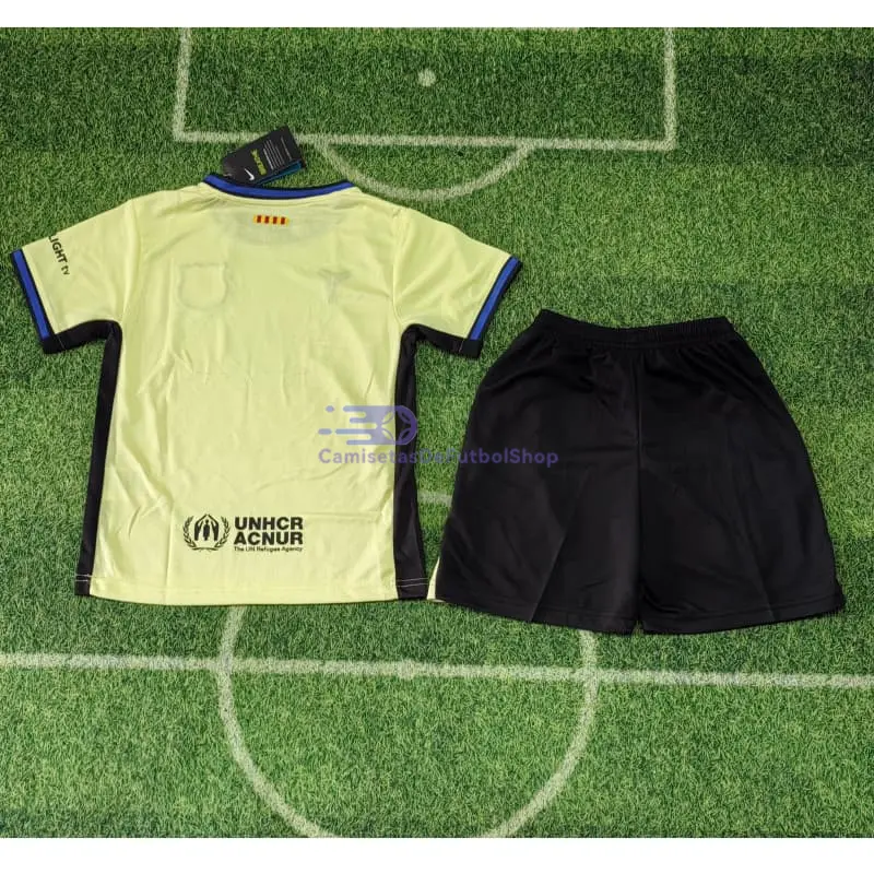 Camiseta Barcelona 2025/2026 Edición Especial Amarillo Niño Kit