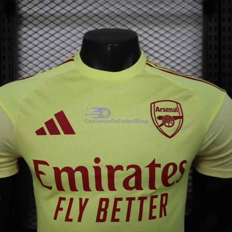 Camiseta Portero Arsenal 2025/2026 Amarillo (EDICIÓN JUGADOR)