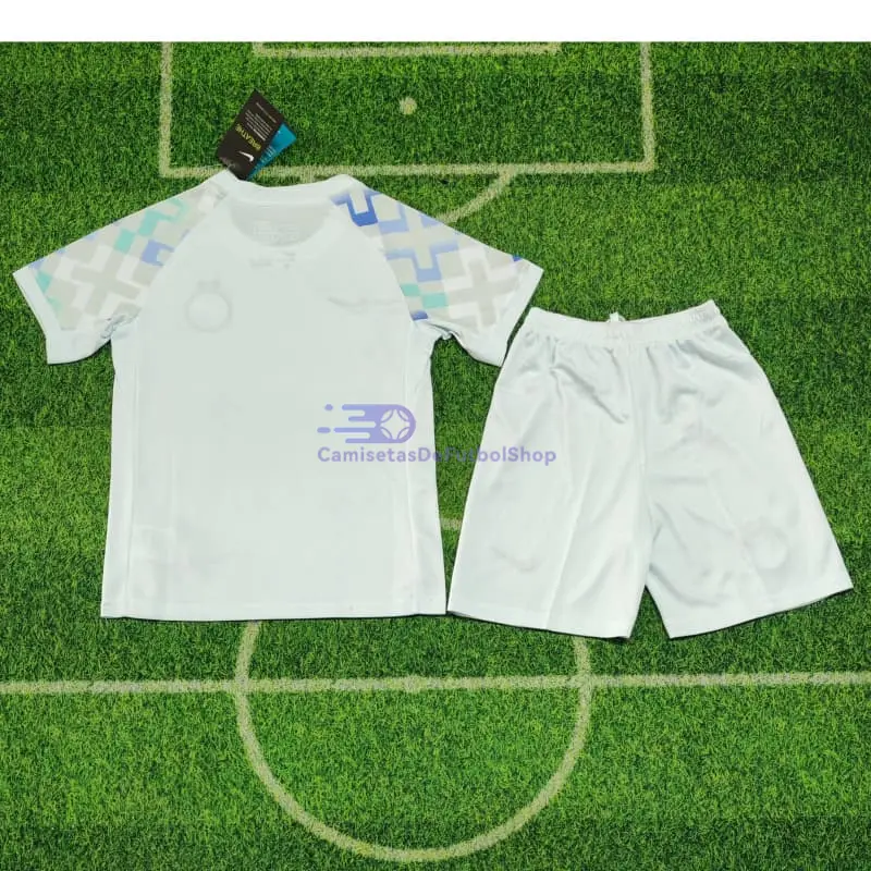 Camiseta Inter de Milan 2025/2026 2ª Equipación Blanco Niño Kit