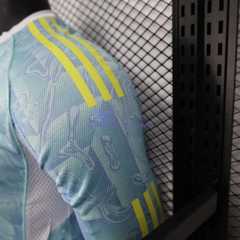 Camiseta Juventus 2025/2026 2ª Equipación ML Turquesa (EDICIÓN JUGADOR)