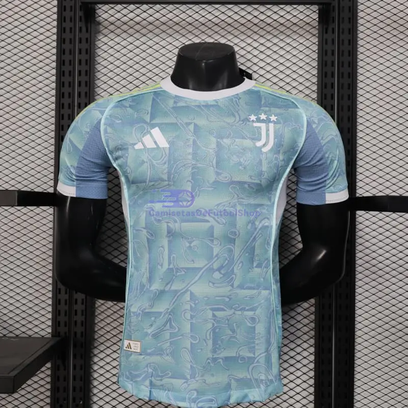 Camiseta Juventus 2025/2026 2ª Equipación Turquesa (EDICIÓN JUGADOR)