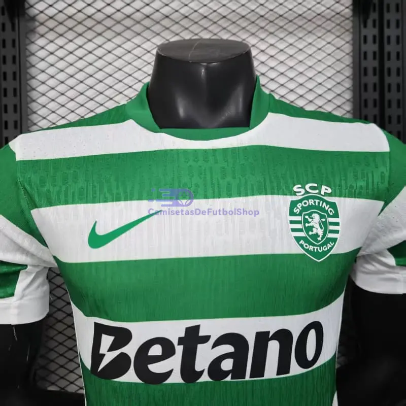 Camiseta Lisboa 2025/2026 1ª Equipación Verde/Blanco (EDICIÓN JUGADOR)
