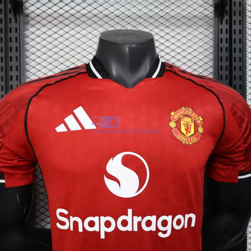 Camiseta Manchester United 1ª Equipación 2025/2026 Rojo (EDICIÓN JUGADOR)