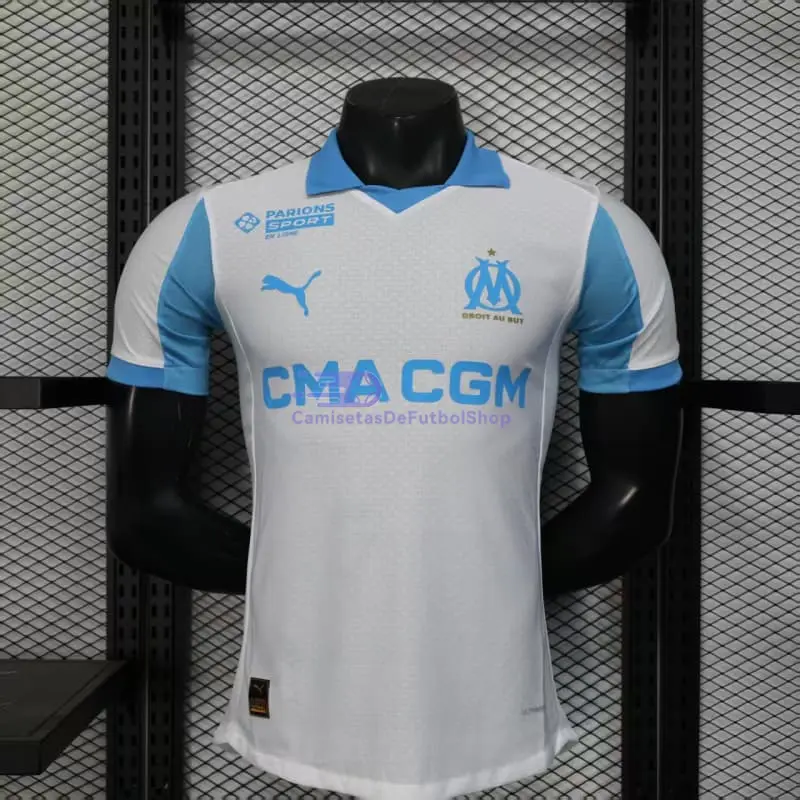 Camiseta Olympique Marsella 2025/2026 1ª Equipación Blanco (EDICIÓN JUGADOR)