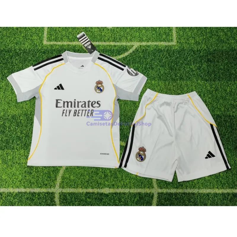 Camiseta MODRIĆ 10 Real Madrid 2025/2026 1ª Equipación Blanco con Parche HP