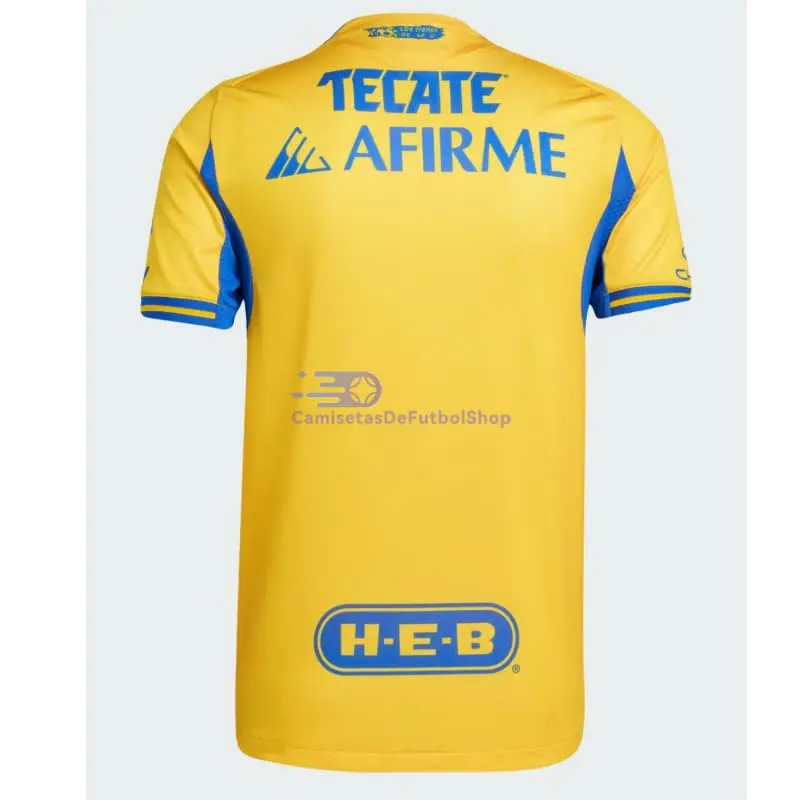 Camiseta Tigres UANL 2025/2026 1ª Equipación  Amarillo