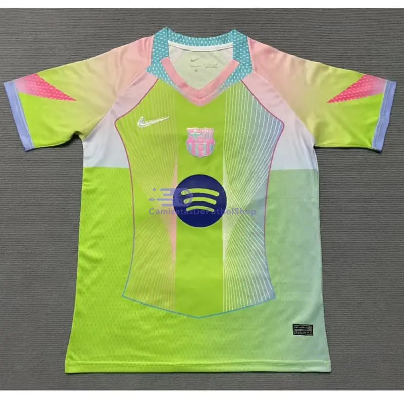 Camiseta Barcelona 2025/26 Verde Fluorescente