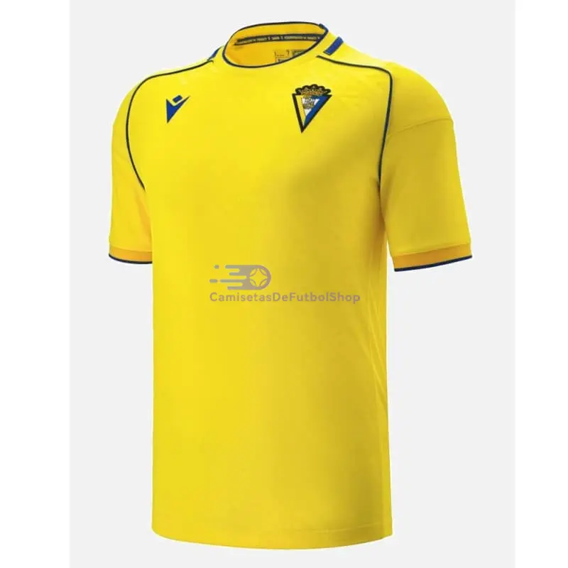 Camiseta Cadiz 1ª Equipación 2025/2026 Amarillo con Parche La Liga