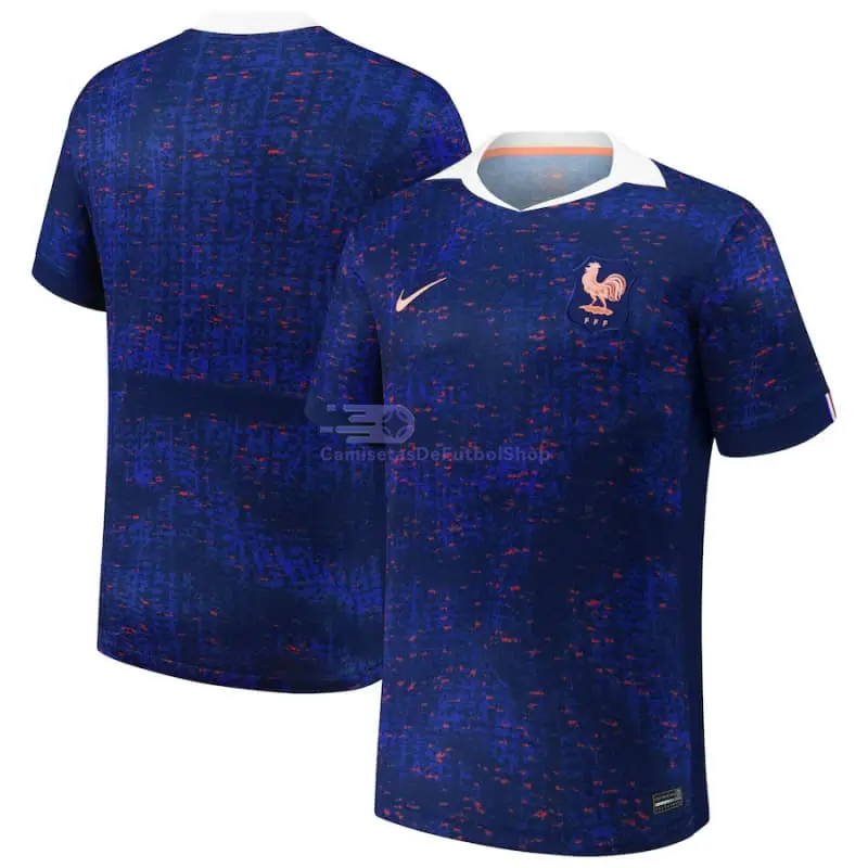 Camiseta Francia 2025 1ª Equipación la EURO Femenina Azul