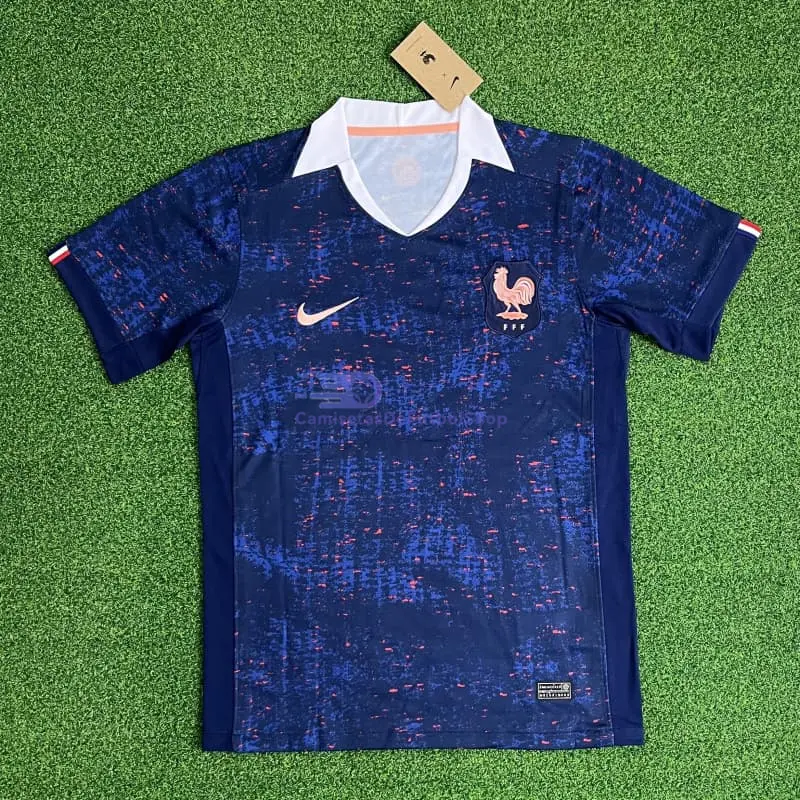 Camiseta Francia 2025 1ª Equipación la EURO Femenina Azul
