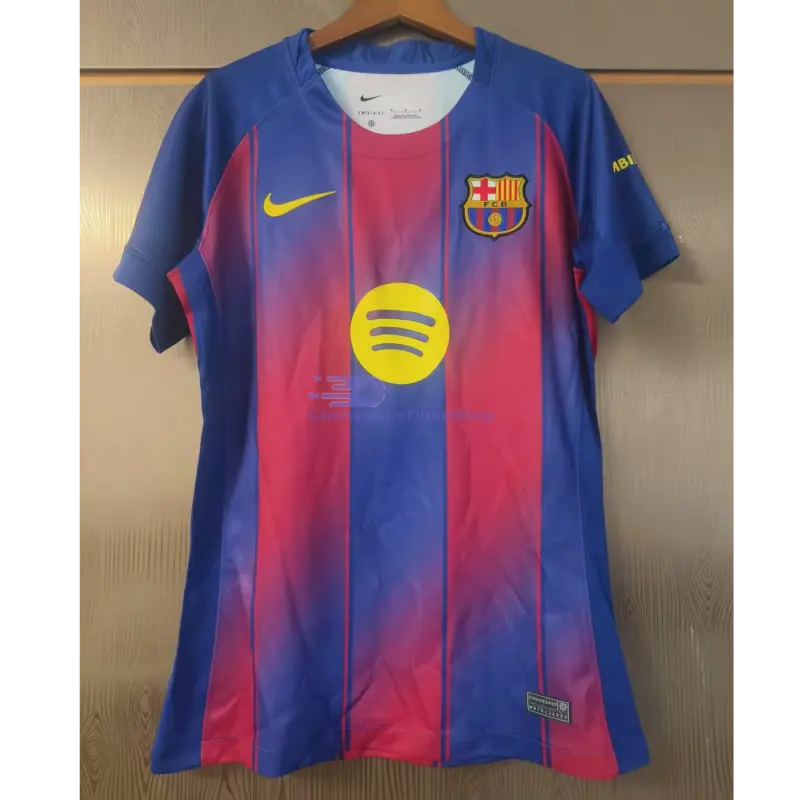Camiseta Barcelona 2025/2026 1ª Equipación Azul/Rojo Mujer