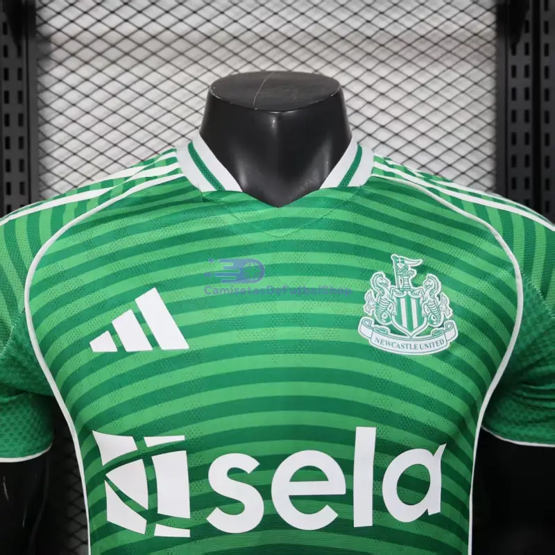 Camiseta Newcastle United 2025/2026 2ª Equipación Verde (EDICIÓN JUGADOR)
