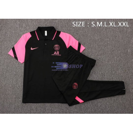 Polo PSG 2021/2022 Negro Marca Rosa