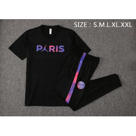 Camiseta de Entrenamiento PSG 2021/2022 Kit Negro Marca Polícromo
