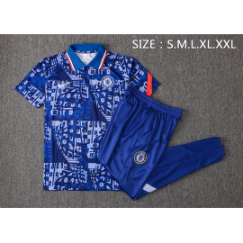 Polo Chelsea FC 2021/2022 Kit Estampado Azul
