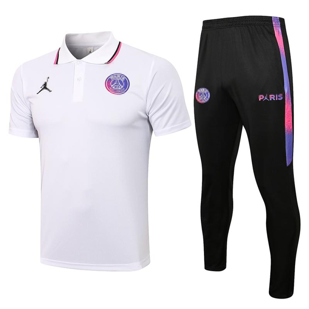 Polo PSG 2021/2022 Kit Blanco