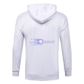 Chaqueta PSG 2021/2022 Con Capucha Blanco