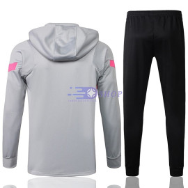 Chaqueta PSG 2021/2022 Con Capucha Gris