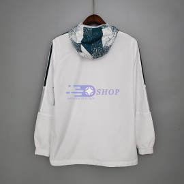 Cortavientos Bayern Múnich 2021/2022 Con Capucha Blanco