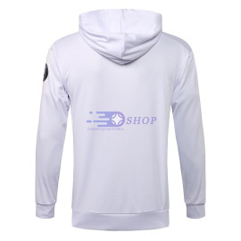 Sudadera PSG 2021/2022 Con Capucha Blanco Marca Policromo 