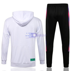 Sudadera PSG 2021/2022 Jordan Con Capucha Kit Blanco