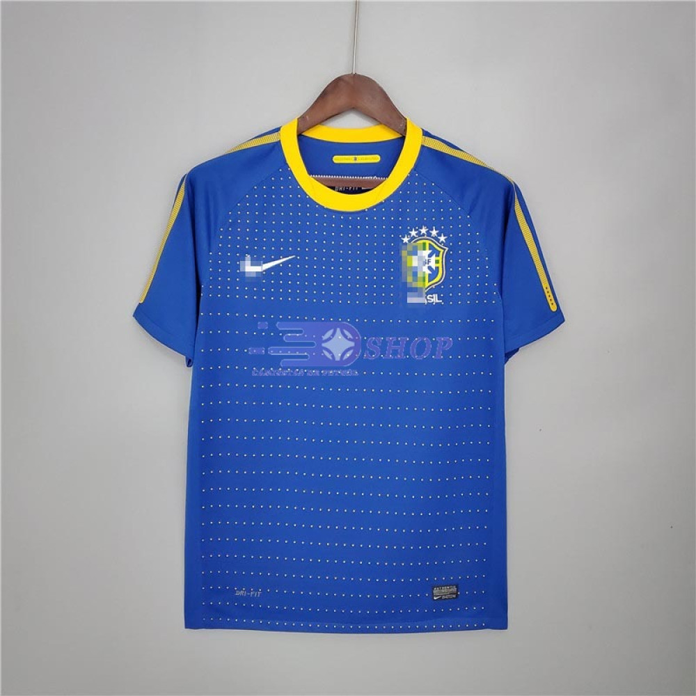 Camiseta Brasil 2ª Equipación Retro 2010