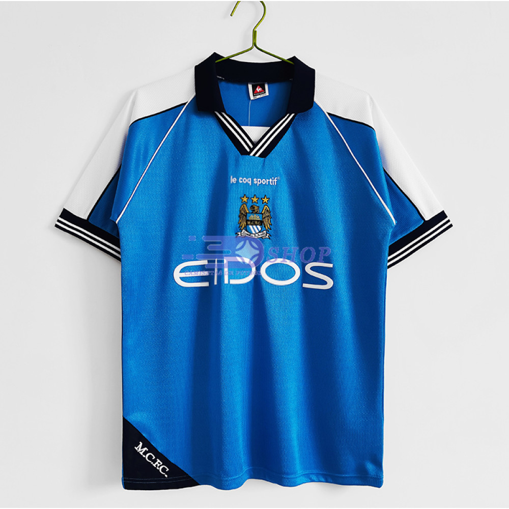 Camiseta Manchester City 1ª Equipación Retro 1999/01