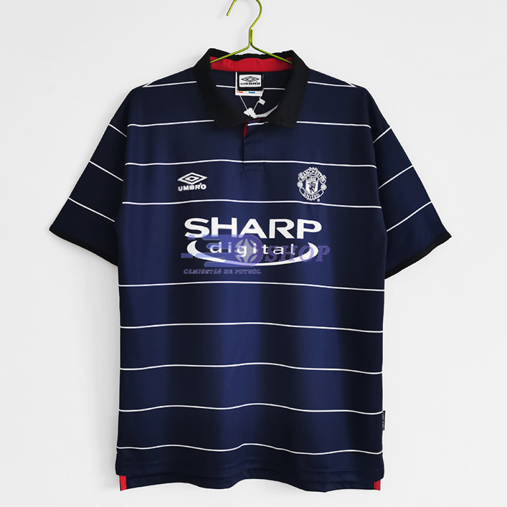 Camiseta Manchester United 2ª Equipación Retro 1999/2000