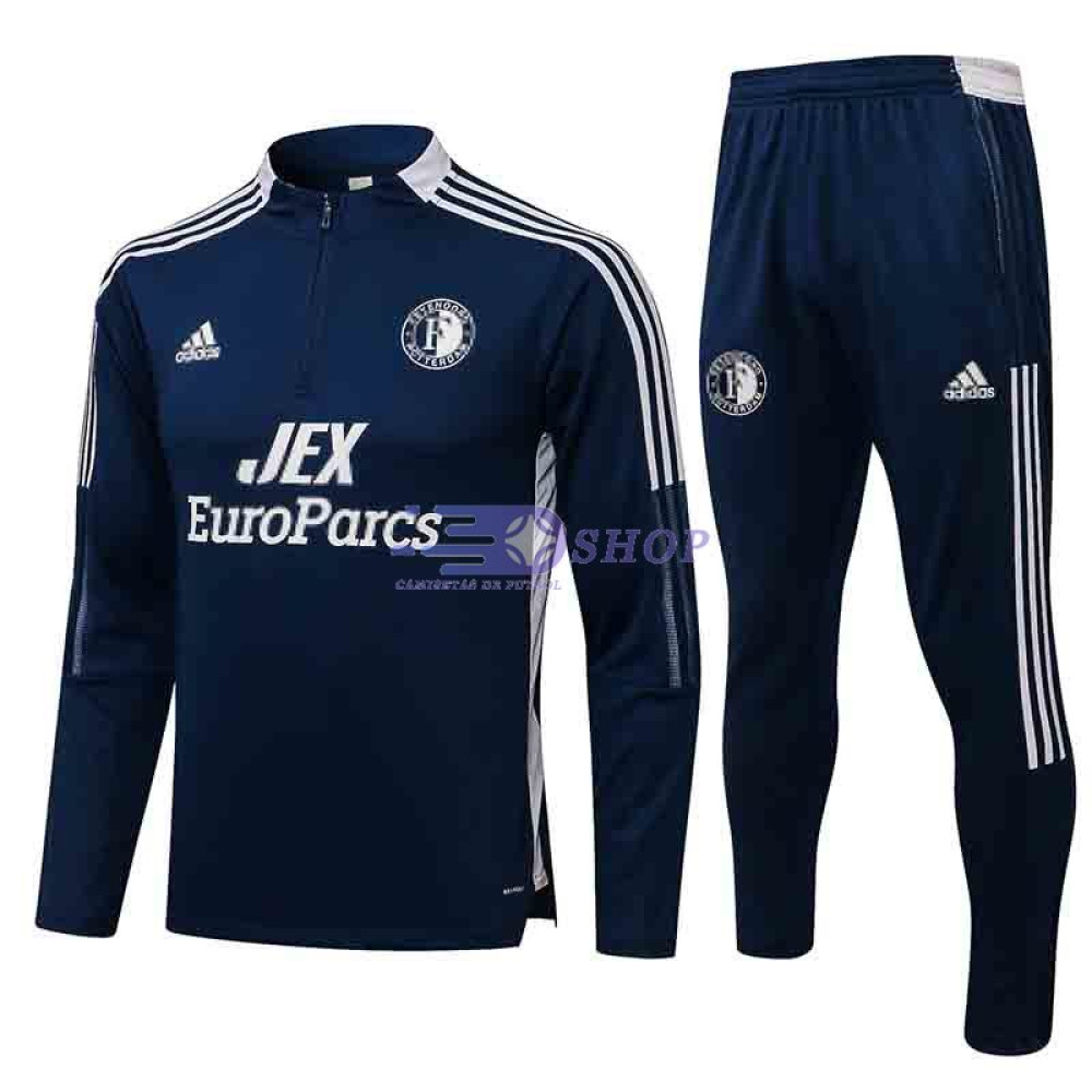Sudadera De Entrenamiento Feyenoord 2021/2022 Azul Kit Oscuro