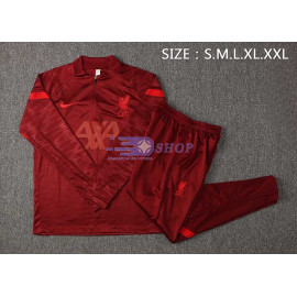 Sudadera De Entrenamiento Liverpool 2021/2022 Rojo Oscuro